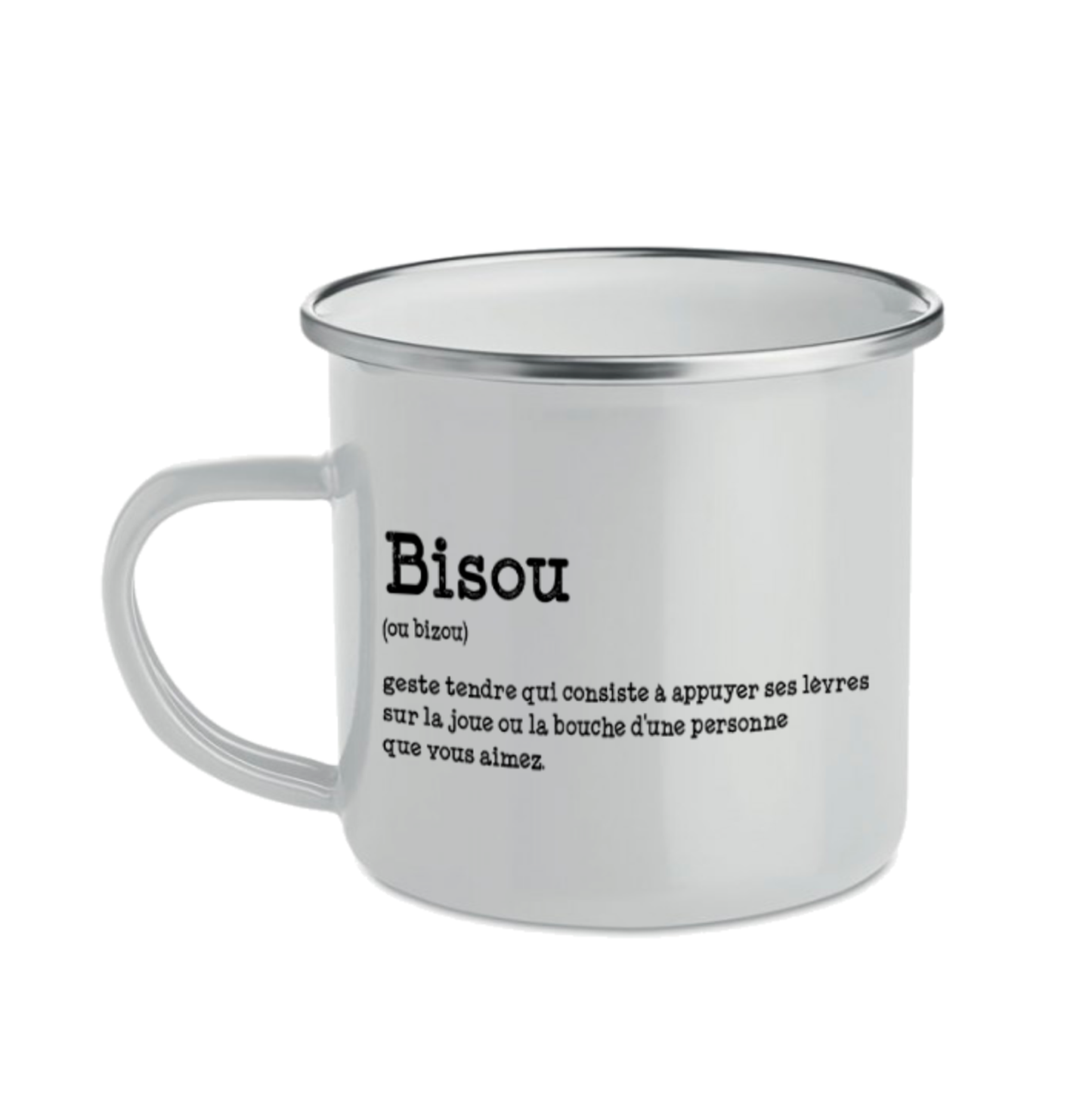 Tazza Metallo Bisou