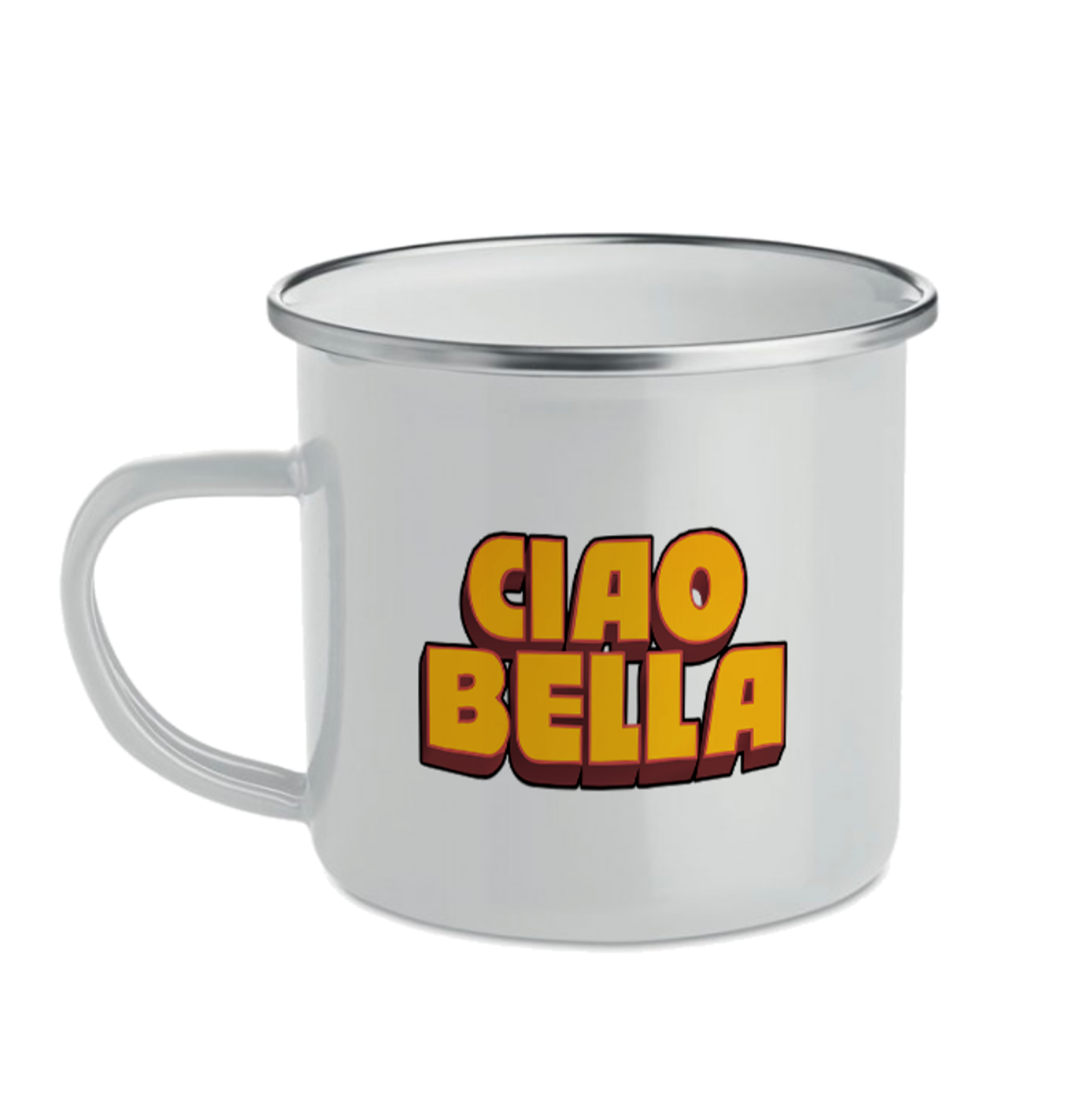 Tazza Metallo Ciao Bella