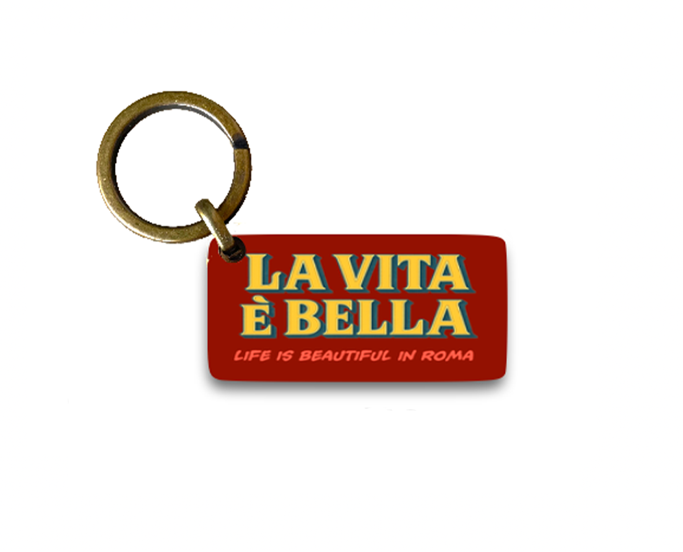 Portachiavi La Vita è Bella