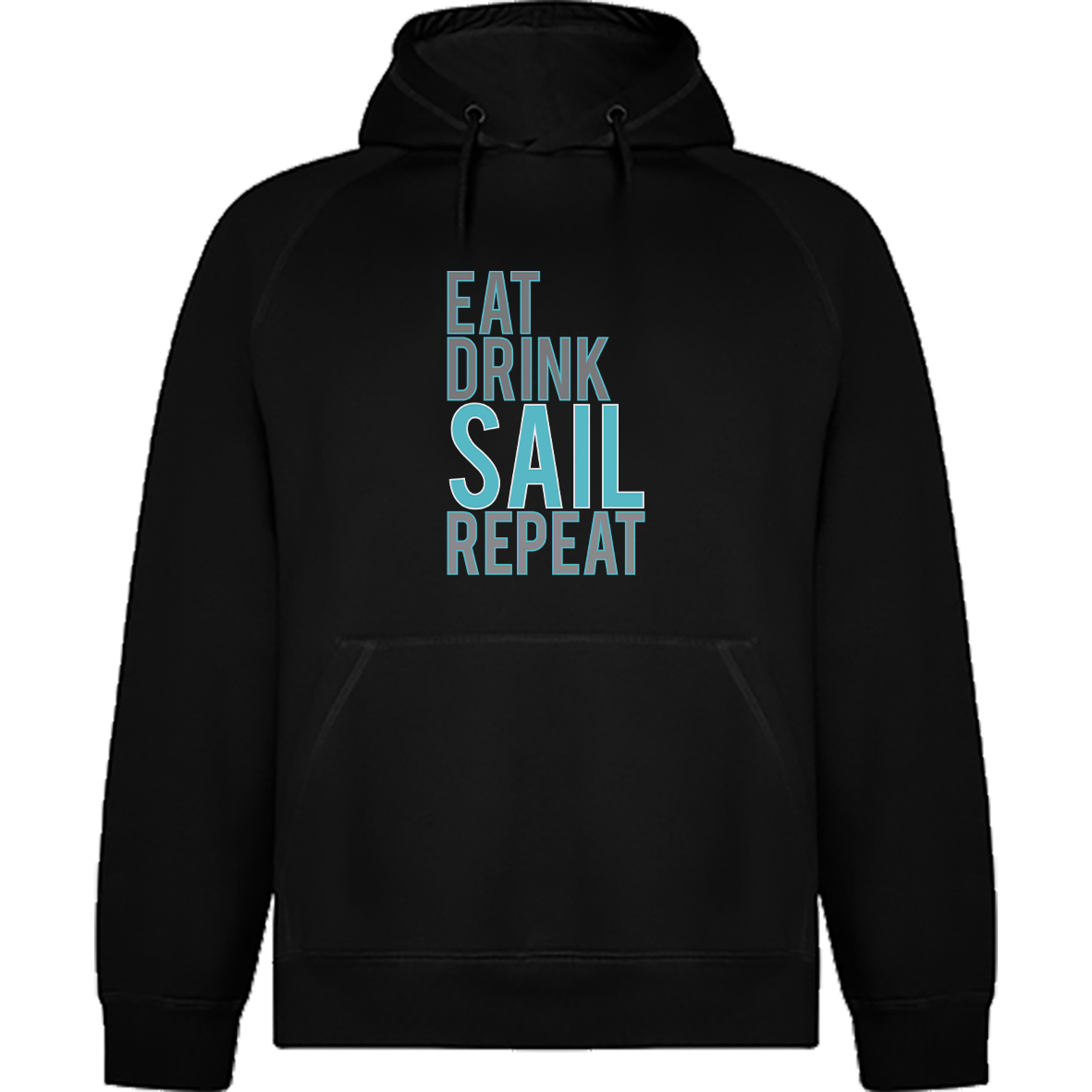 Felpa Eat Drink Sail Repeat