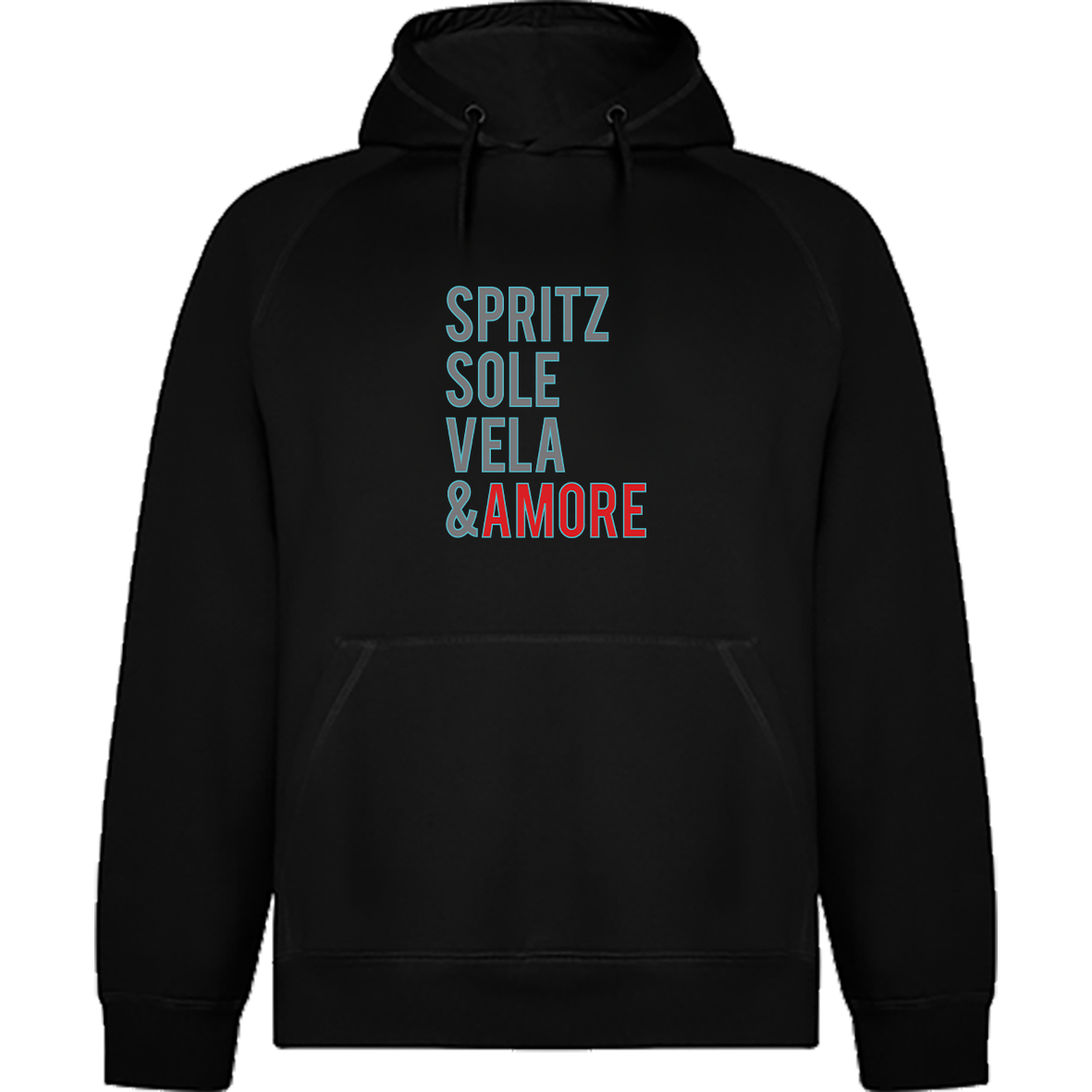 Felpa Spritz Sole Vela & Amore