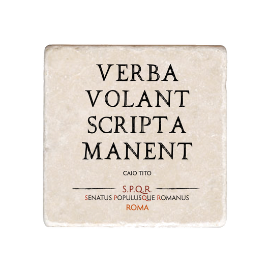 Marmo Verba Volant Scripta Manent