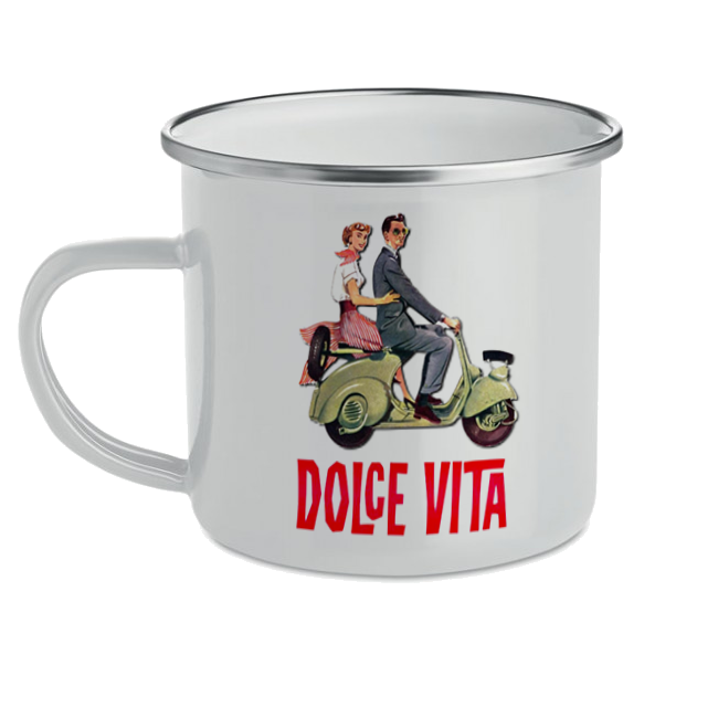 Tazza Metallo Vintage Dolce Vita