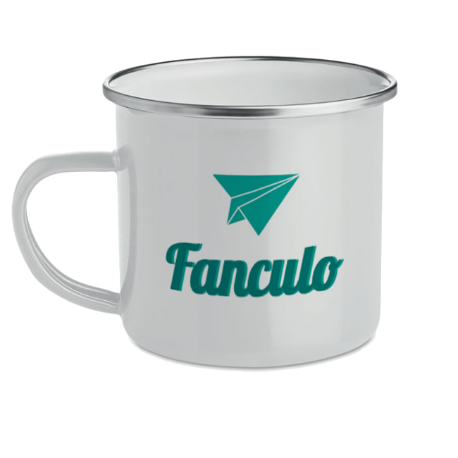 Tazza Metallo Vintage Fanculo