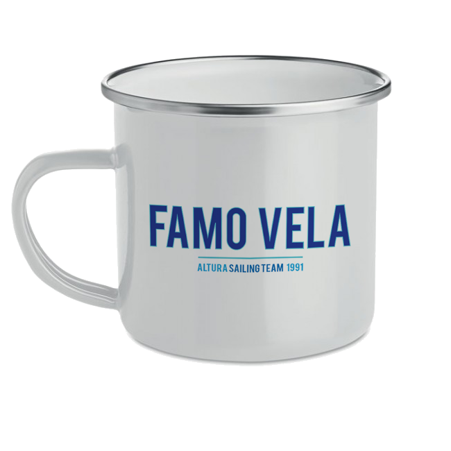 Tazza Metallo Famo Vela