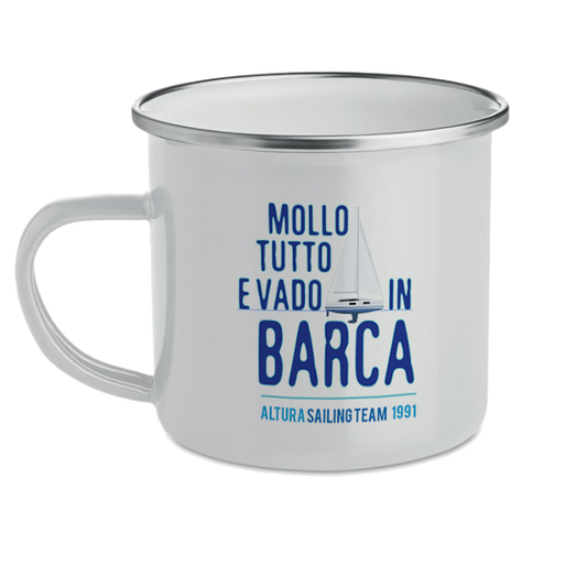 Tazza Metallo Mollo Tutto E Vado In Barca
