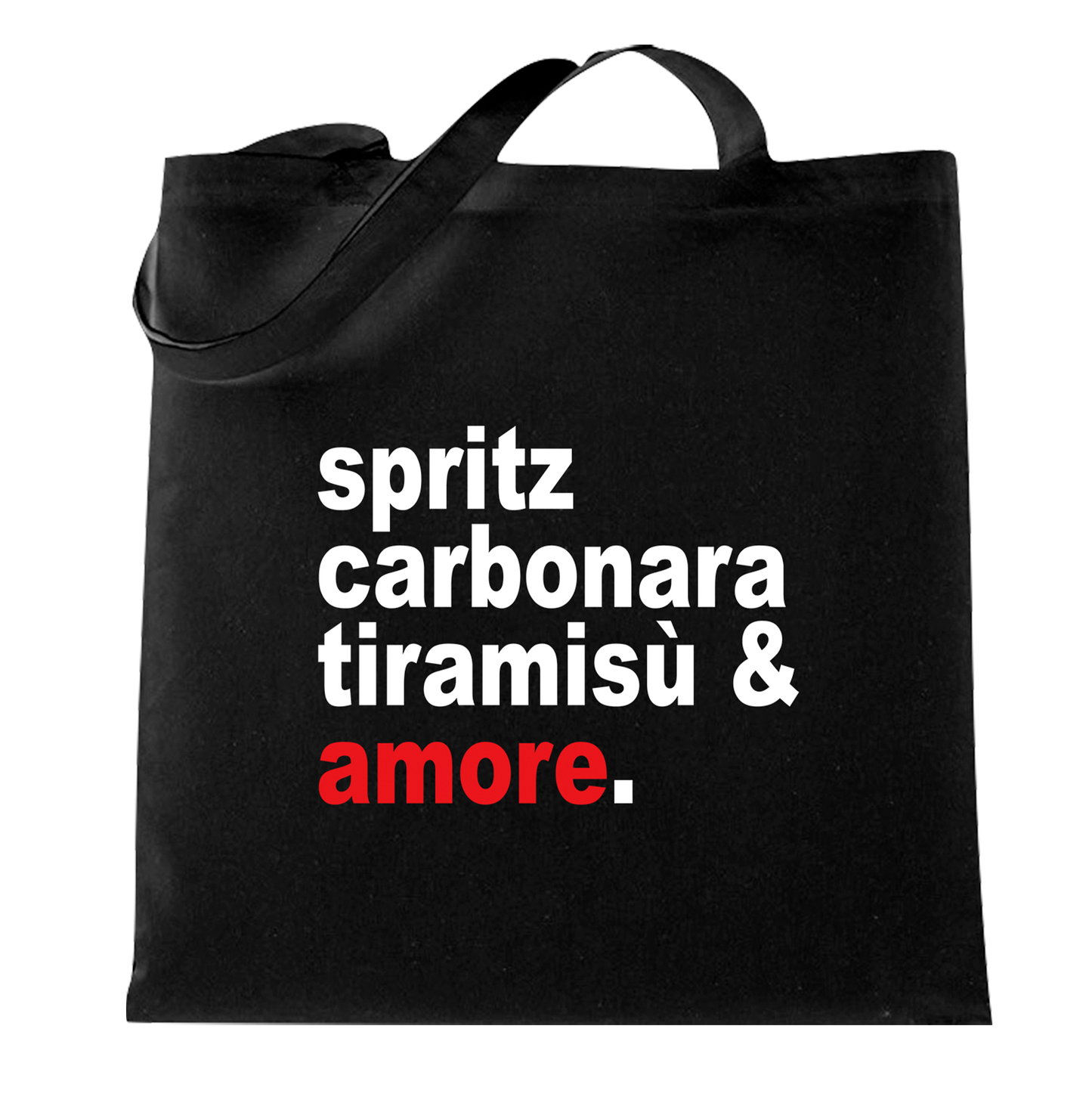 Borsa Spritz Carbonara Tiramisù e Amore