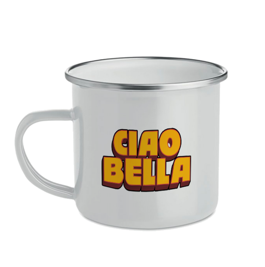 Tazza Metallo Ciao Bella