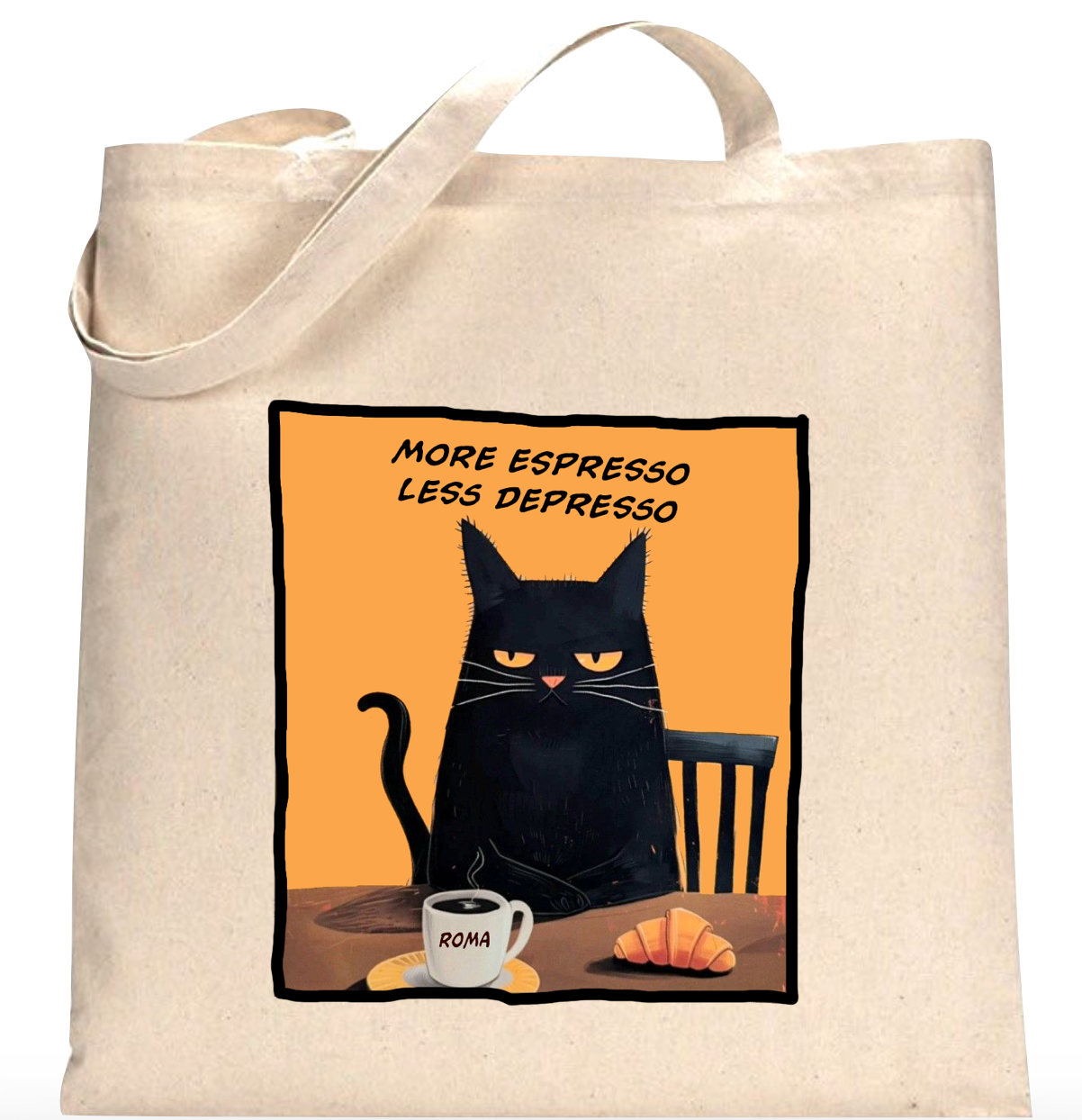 Borsa "More Espresso Less Depresso"