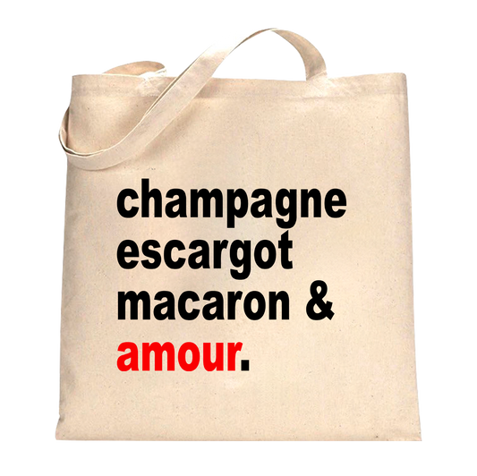 Borsa Champagne Escargot Macaron & Amour.