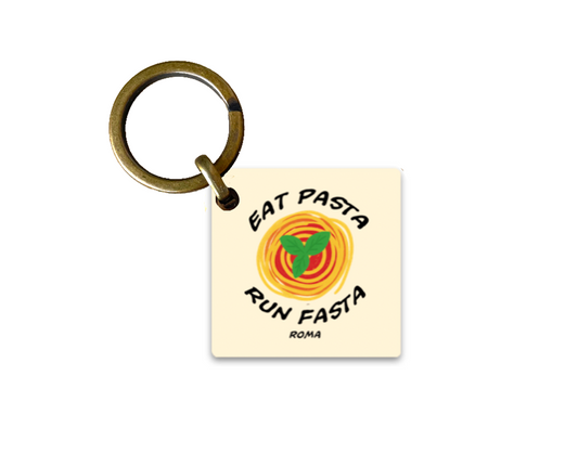 Portachiavi Eat Pasta Run Fasta