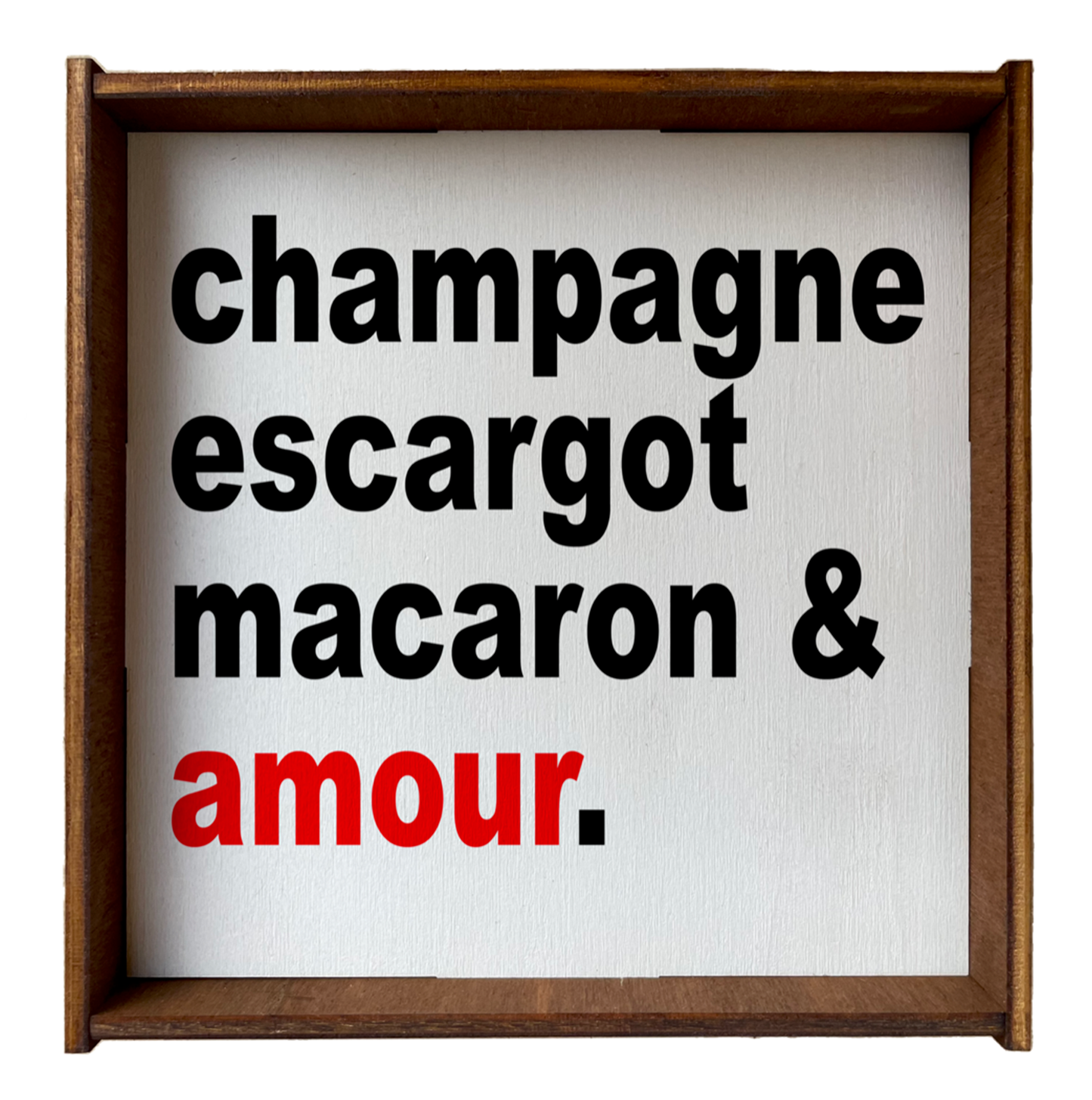 Picture Champagne Escargot Macaron & Amour