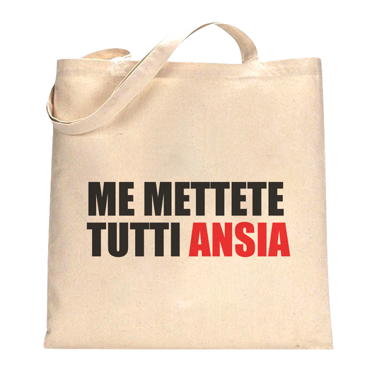 Borsa Me Mettete Tutti Ansia