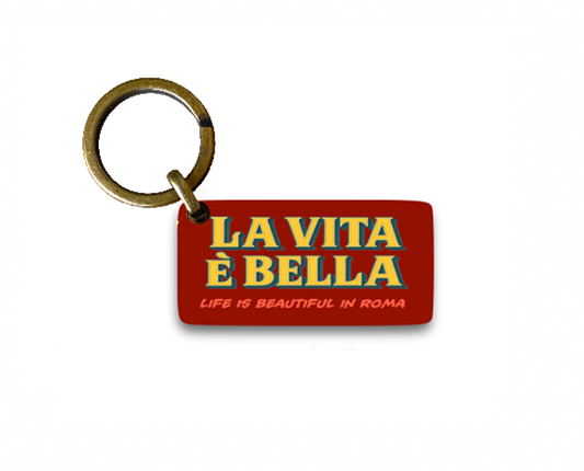 Portachiavi La Vita è Bella