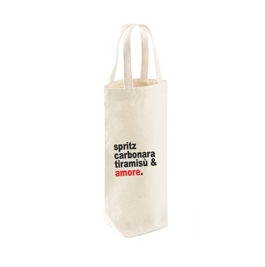 Bottle Tote Spritz Carbonara Tiramisù & Amore