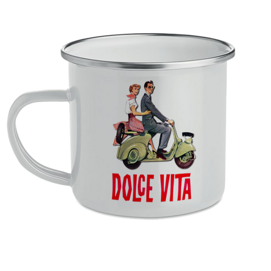 Tazza Metallo Vintage Dolce Vita