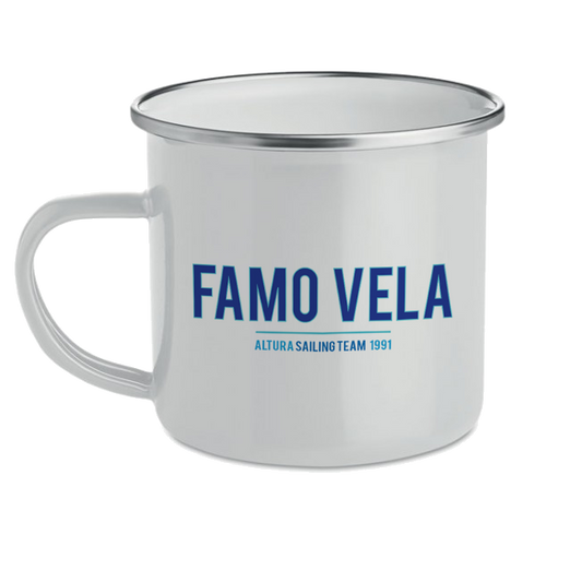 Tazza Metallo Famo Vela